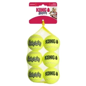Kong Squeakair Tennisbal met Piep - Geel