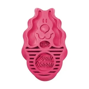 Kong Zoomgroom Rubber Borstel - Roze