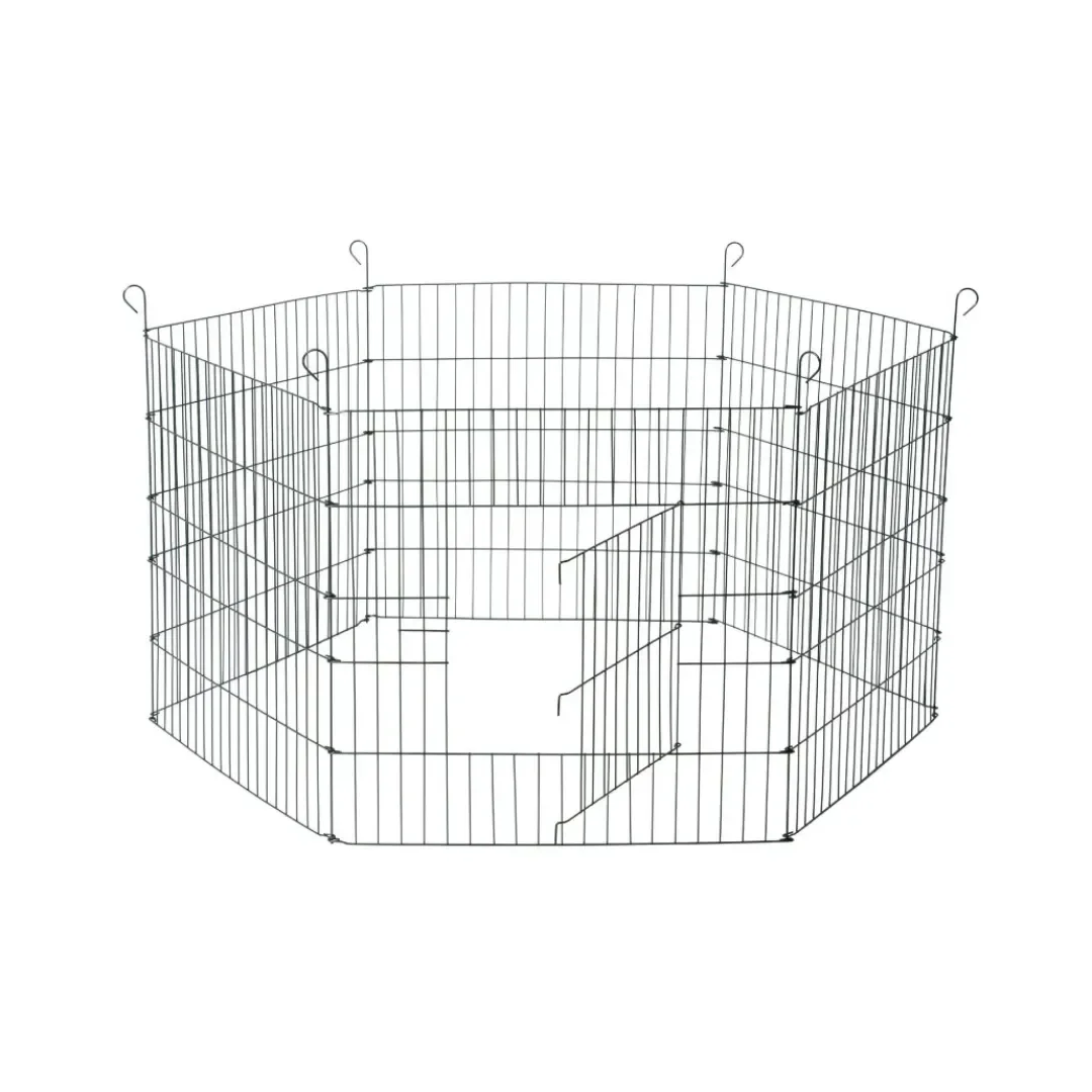 Konijnenren metaal m Zwart 60×60 cm - Image 2