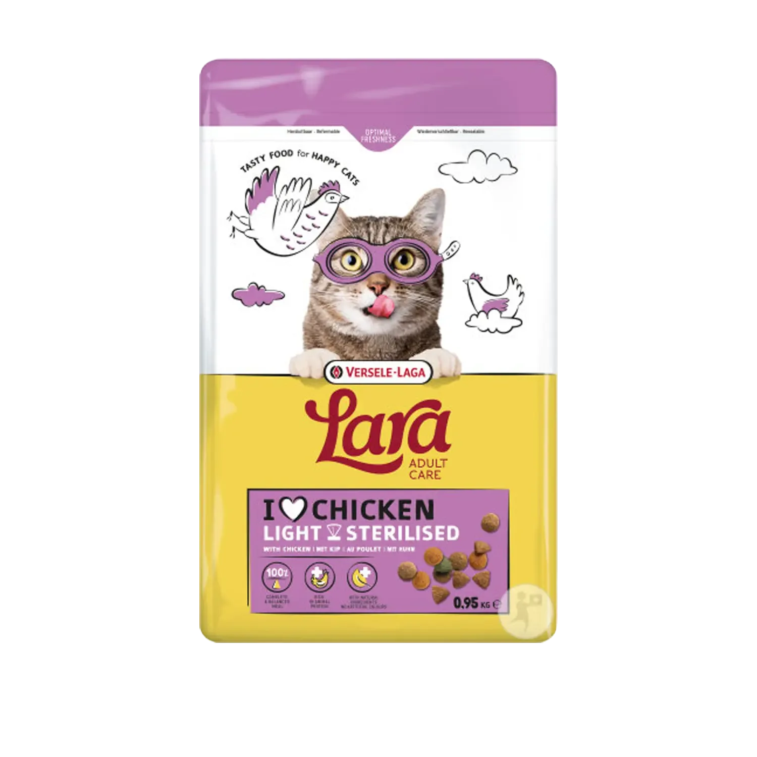 Lara Adult Care Light Sterilised Kattenvoer Kip 950 g