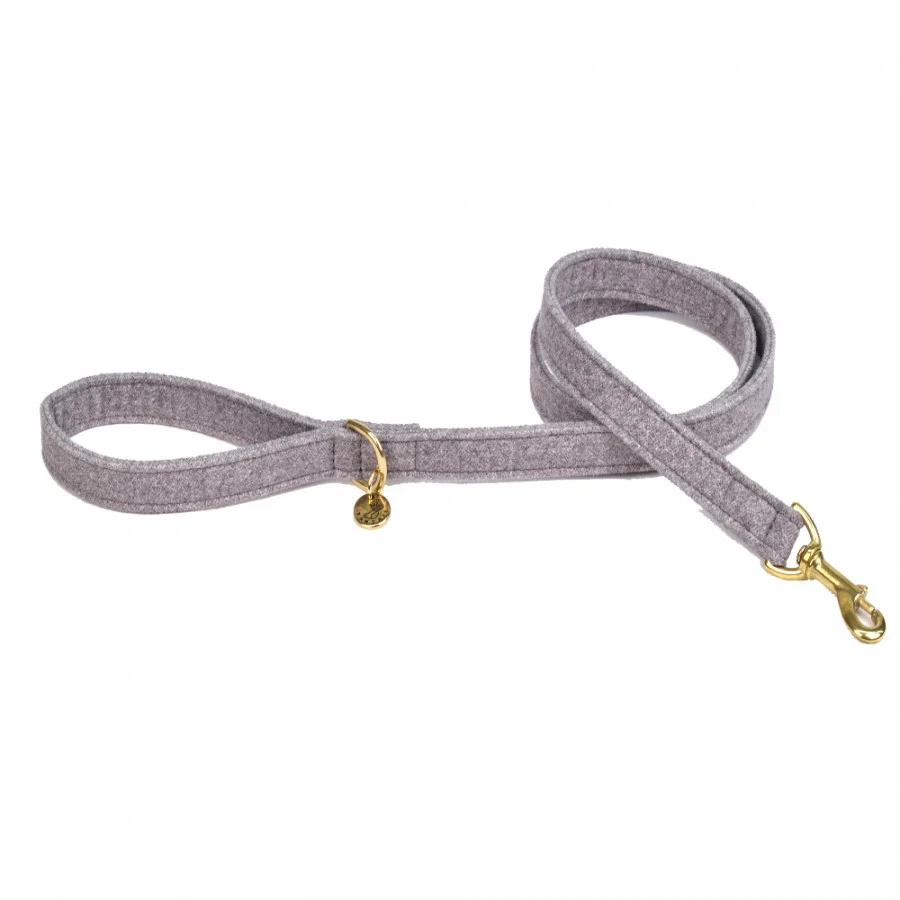 LEIBAND HOND STØV LICHTGRIJS 120CMX20MM