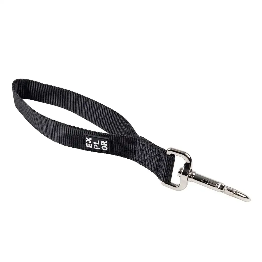 Leiband kort Classic 30cm/25mm zwart