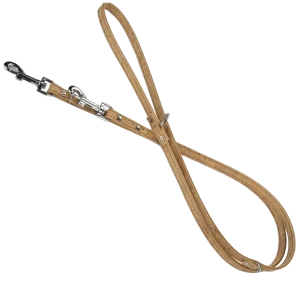 Leren Dressuurlijn Cork Naturel 200 x 12 cm