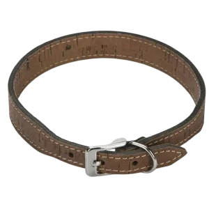 Leren halsband Cork Bruin 40 cm