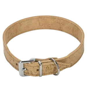 Leren halsband Cork Naturel 40 cm
