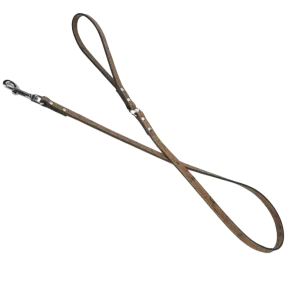 Leren looplijn Cork Bruin 110 cm