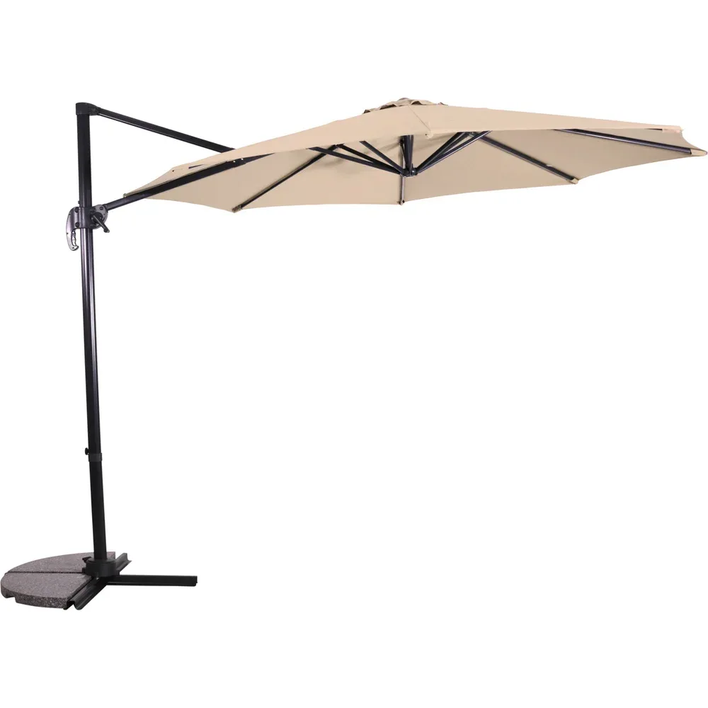Lesli Living Libra - Zweefparasol - Taupe - 300 cm