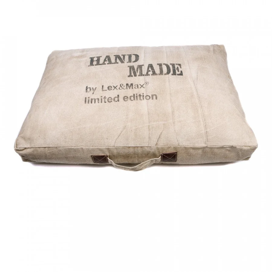 Lex & Max Handmade – Hondenkussen – Boxbed – Zand