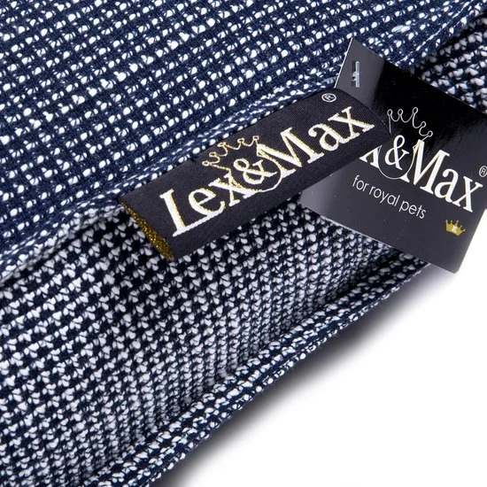 Lex & Max London – Hondenkussen – Boxbed – Donkerblauw - Image 2