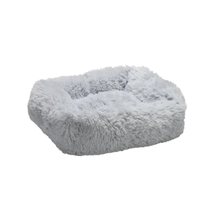 Ligbed Fae Grijs Pluche