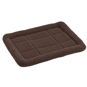 Ligbed Schapenvacht Pluche Bruin Large