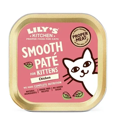 Lily's Kitchen Cat Kitten Smooth Pate Chicken - 85 gr
