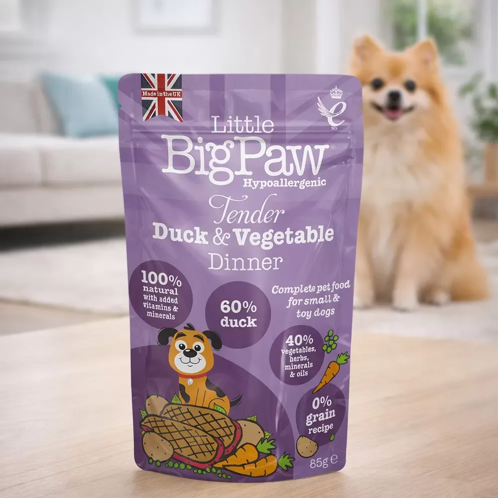 Little Big Paw Duck with Vegetables - Image 2
