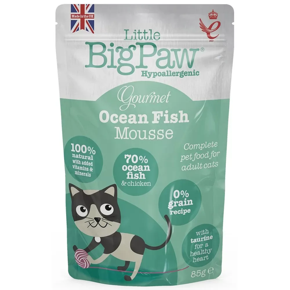 Little Big Paw Gourmet Ocean Fish Mousse for Cats