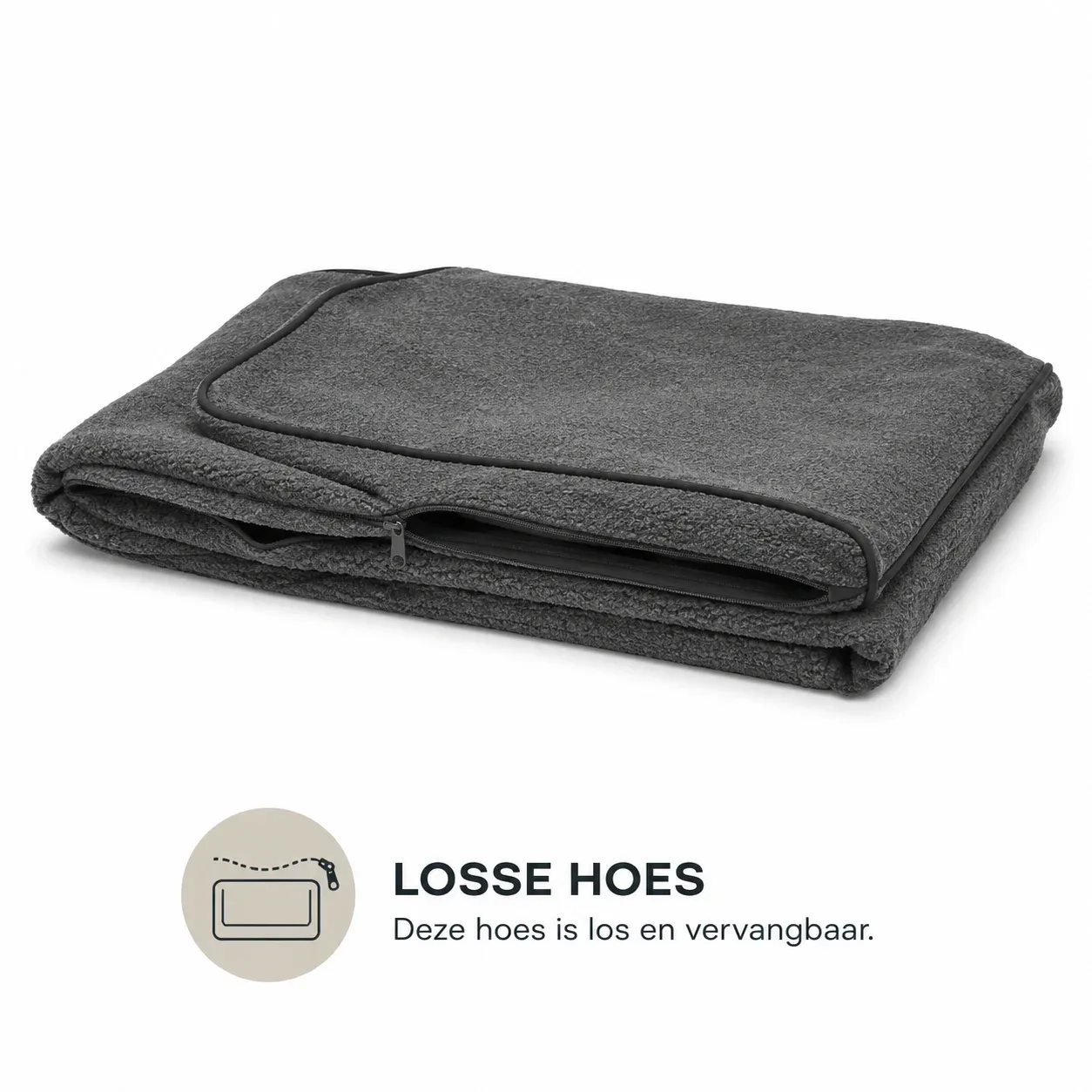 Losse Hoes Hondenmand Lounge Bed Boucle