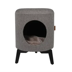 Louis kattenhuis 35x35x46cm taupe