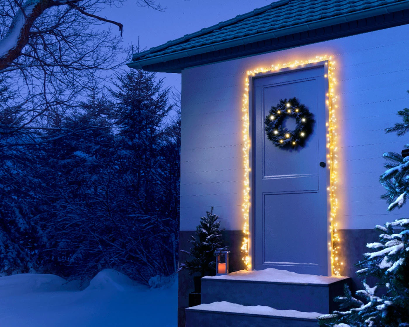 Lumineo Compact - Deurverlichting - 440 - Zwart - Warm wit