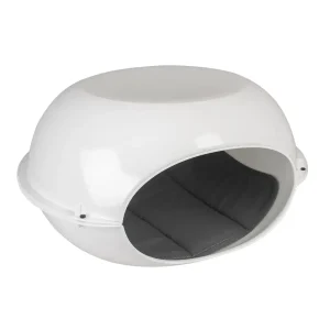 Luna katteniglo met kussen 57x38x31cm wit