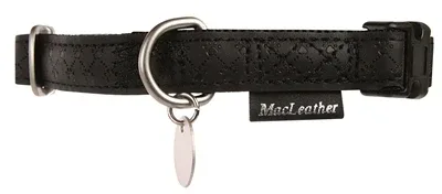 Macleather Halsband 20x40x1,5 cm - Zwart