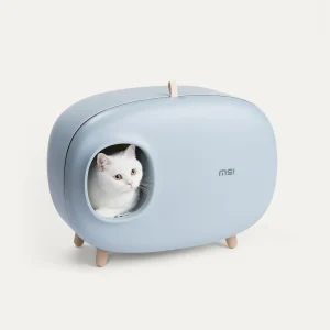 MakeSure Design kattenbak Lichtblauw