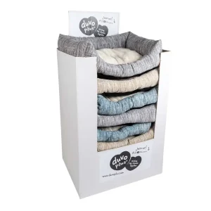 Mand rechthoekig Mellura 85x70x19cm-display gemengde kleuren