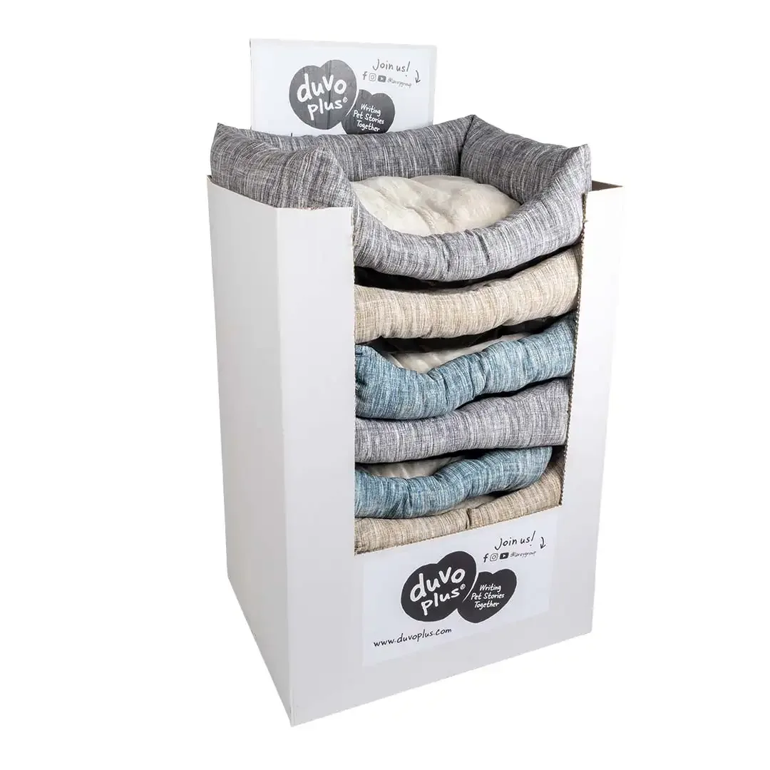 Mand rechthoekig Mellura 85x70x19cm-display gemengde kleuren