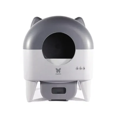 Martin Automatische Kattenbak Met Verlichting Grijs / Antraciet 55X50X66 Cm