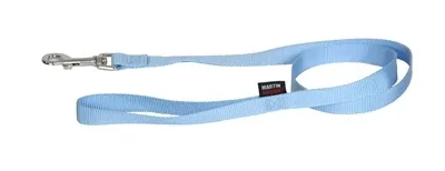 Martin Hondenriem Basic Nylon 120x1 cm - Blauw