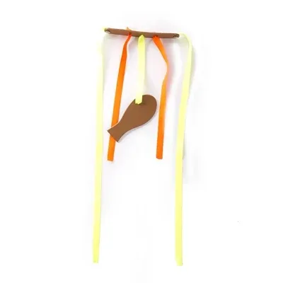 Martin Kattenspeelgoed Leana Kicker met Catnip Gerecycled 45x6,5x2 cm - Assorti