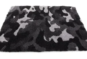 Martin Vetbed Camouflage Gerecycled 100x75x2 cm - Grijs
