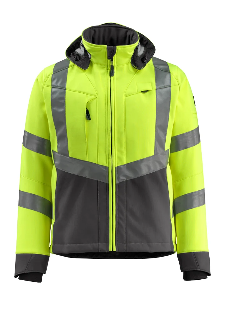 Mascot Blackpool - Softshell - Geel / antraciet - 4XL