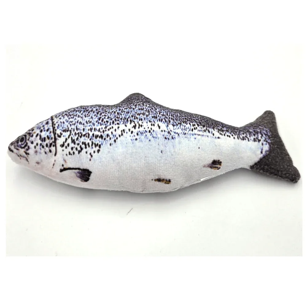 MaxxPro - Knuffel - Zalm - Kattenspeelgoed - 19cm - Image 2