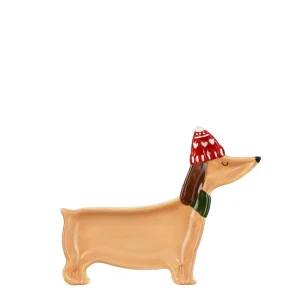 Mica Decorations Hond - Kerstdecoratie - Bruin