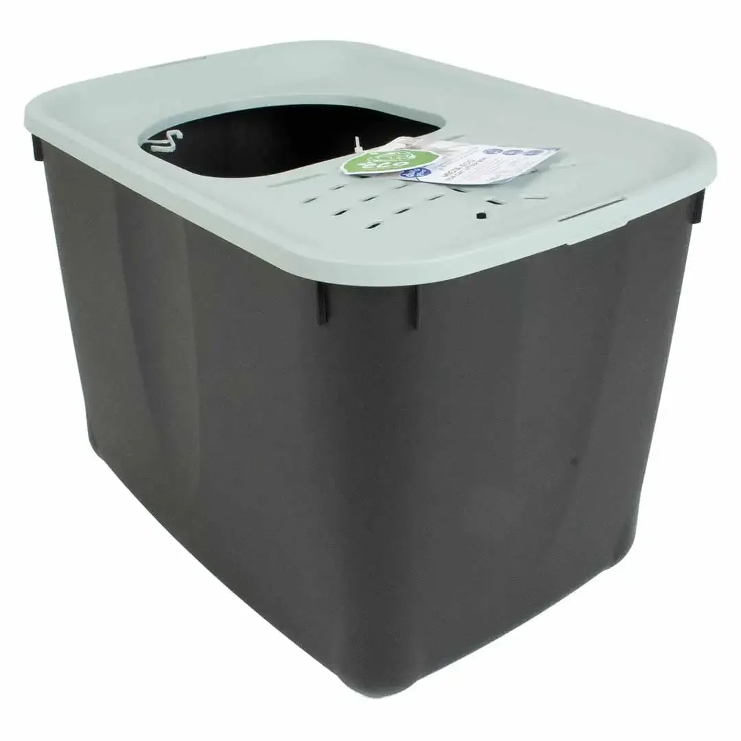 Micia ECO Top Kattentoilet 57x37x38cm zwart/ice