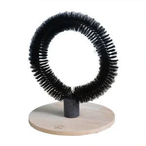 Mila massageborstel 29x29x36cm zwart