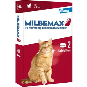 Milbemax Kat 2-8 kg 2 Tabletten