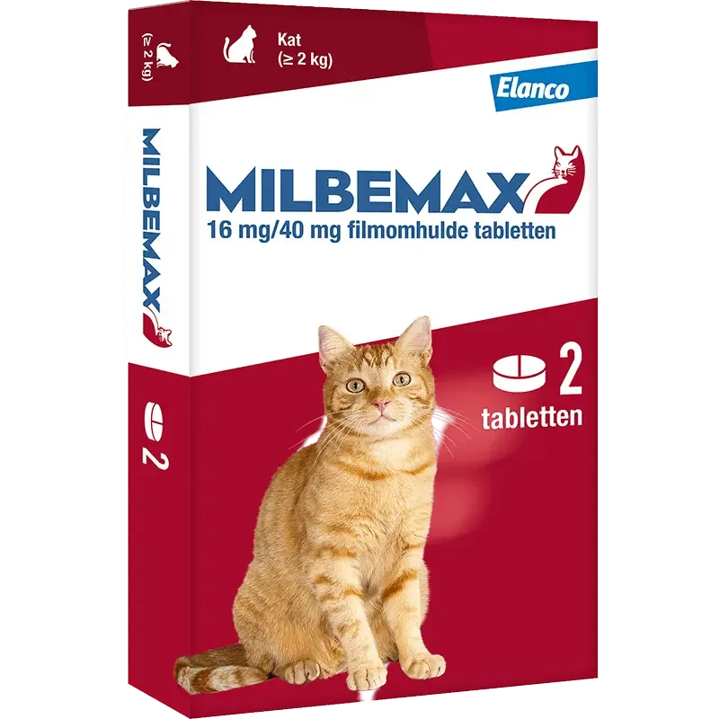 Milbemax Kat 2-8 kg 2 Tabletten