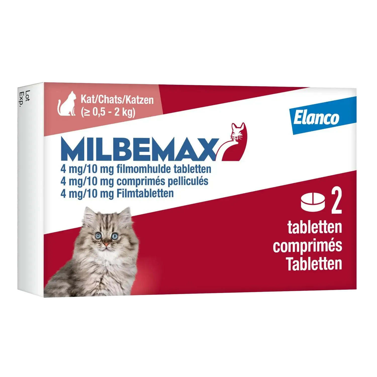 Milbemax Kat Klein/Kittens 2 Tabletten