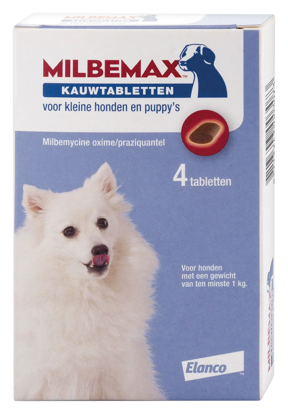Milbemax Kauwtablet Hond - Wormenmiddel - 4 Stuks - M