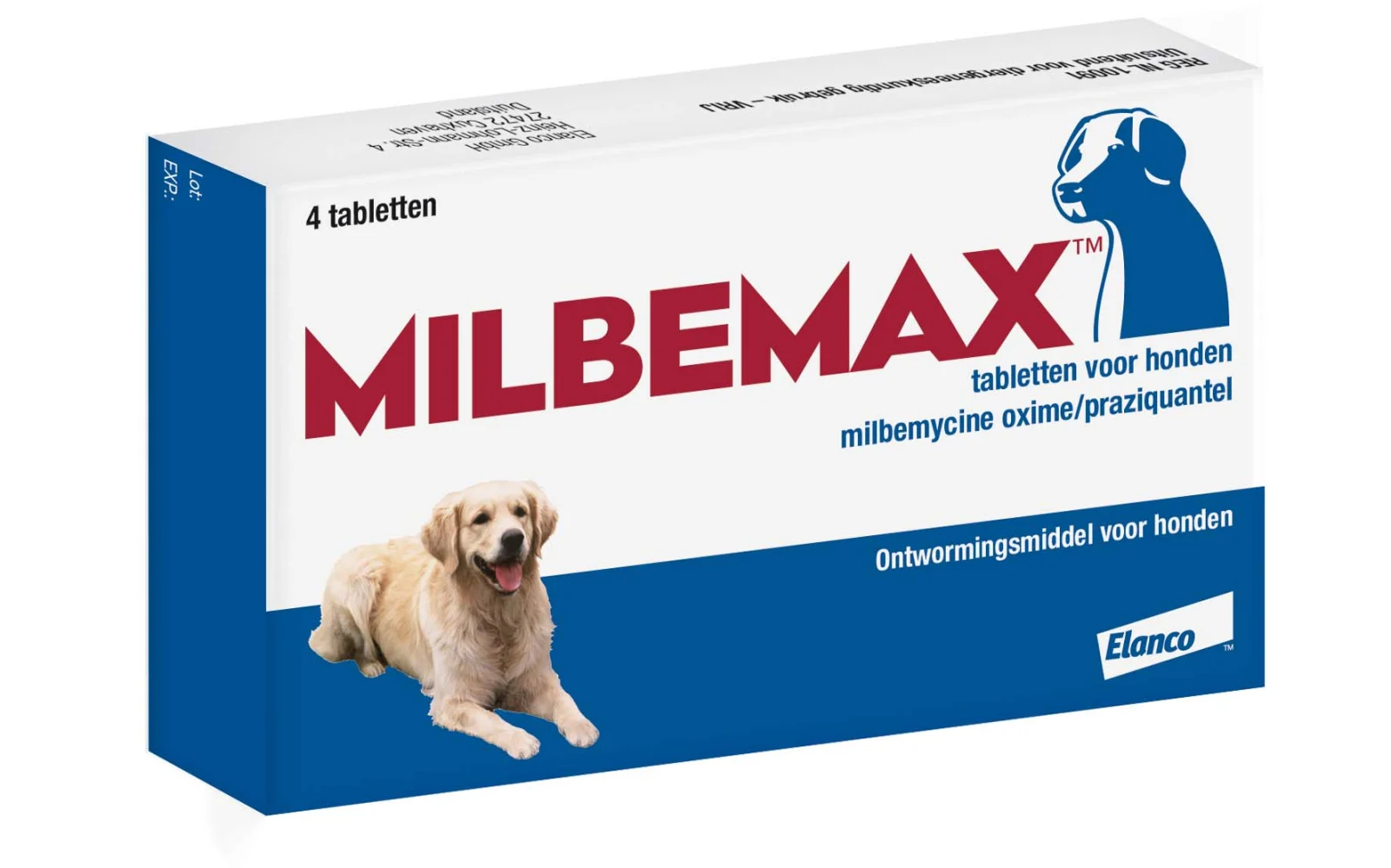 Milbemax - Ontwormen Kleine honden en puppy's - 4 Stuks - M