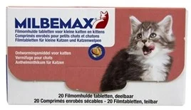 Milbemax Ontworming Kleine kat / kitten 2 tabletten