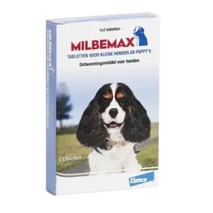Milbemax Tablet Ontworming Puppy Kleine Hond 0,5 2 Tbl - 10 kg