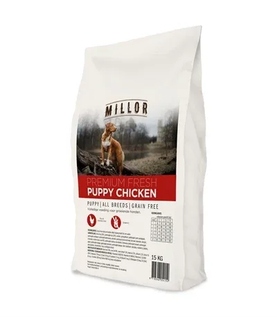 Millor Premium Extruded Fresh Puppy Chicken Grain Free - 15 kg