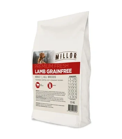 Millor Premium Fresh Adult Lamb Graanvrij - 15 kg