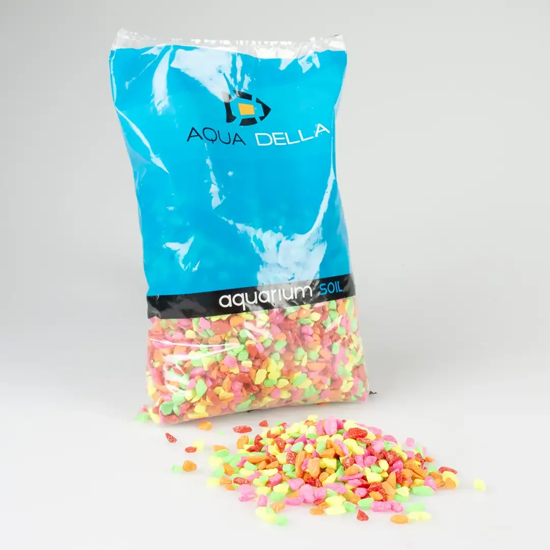 Mix neon aquariumgrind 6-9mm/2kg meerkleurig - Image 2