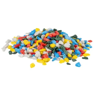 Mix retro aquariumgrind 6-9mm/2kg meerkleurig