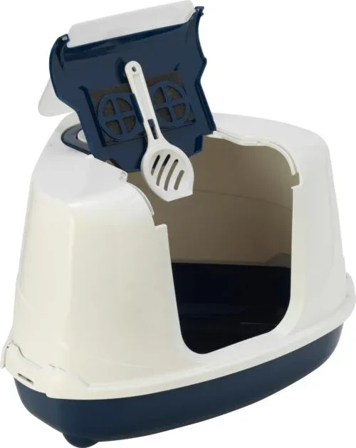 MODERNA - Kattentoilet Flip Corner Blue Berry/Wit - Image 2