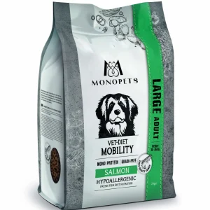 Monopets Large Vet-Diet Mobility Hypoallergeen Monoprotein - Hondenvoer - 2 Kilogram - zalm