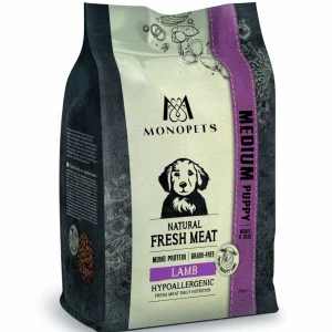 Monopets Medium Puppy Hypoallergeen Monoprotein - Hondenvoer - 2 Kilogram - lam