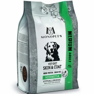 Monopets Medium Vet-Diet Hypoallergeen Monoprotein - Hondenvoer - 12 Kilogram - insecten
